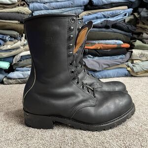 Carolina Leather Boots Black Sub Zero Insulated Lace Up Work Men's Size 11 EEE